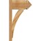 Ekena Millwork Thorton Arts & Crafts Rough Sawn Outlooker, Western Red Cedar, 8"W x 16"D x 28"H OUT08X16X28THR03RWR - alternate 4